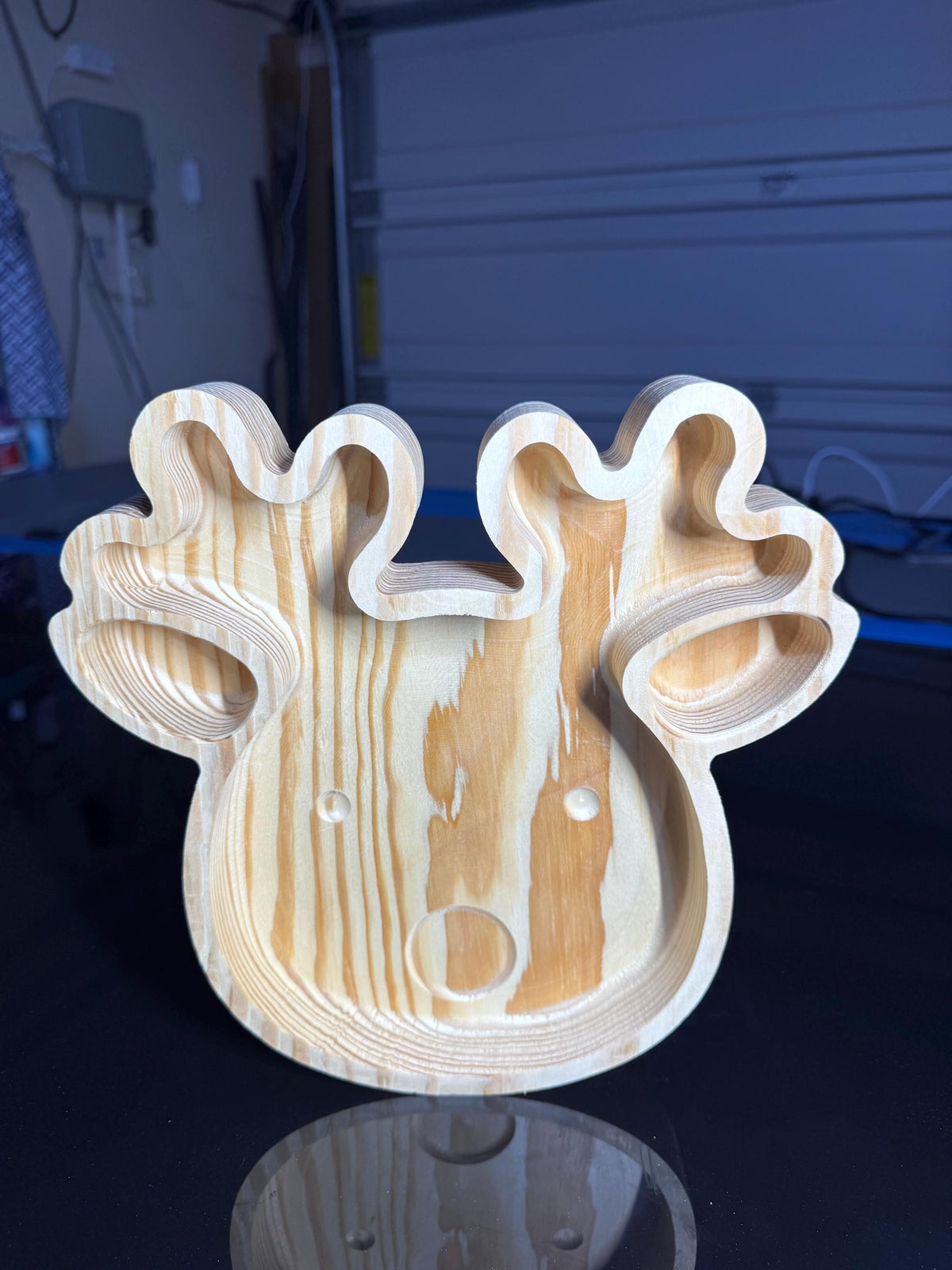 Reindeer Christmas Cookie Plate, view 5