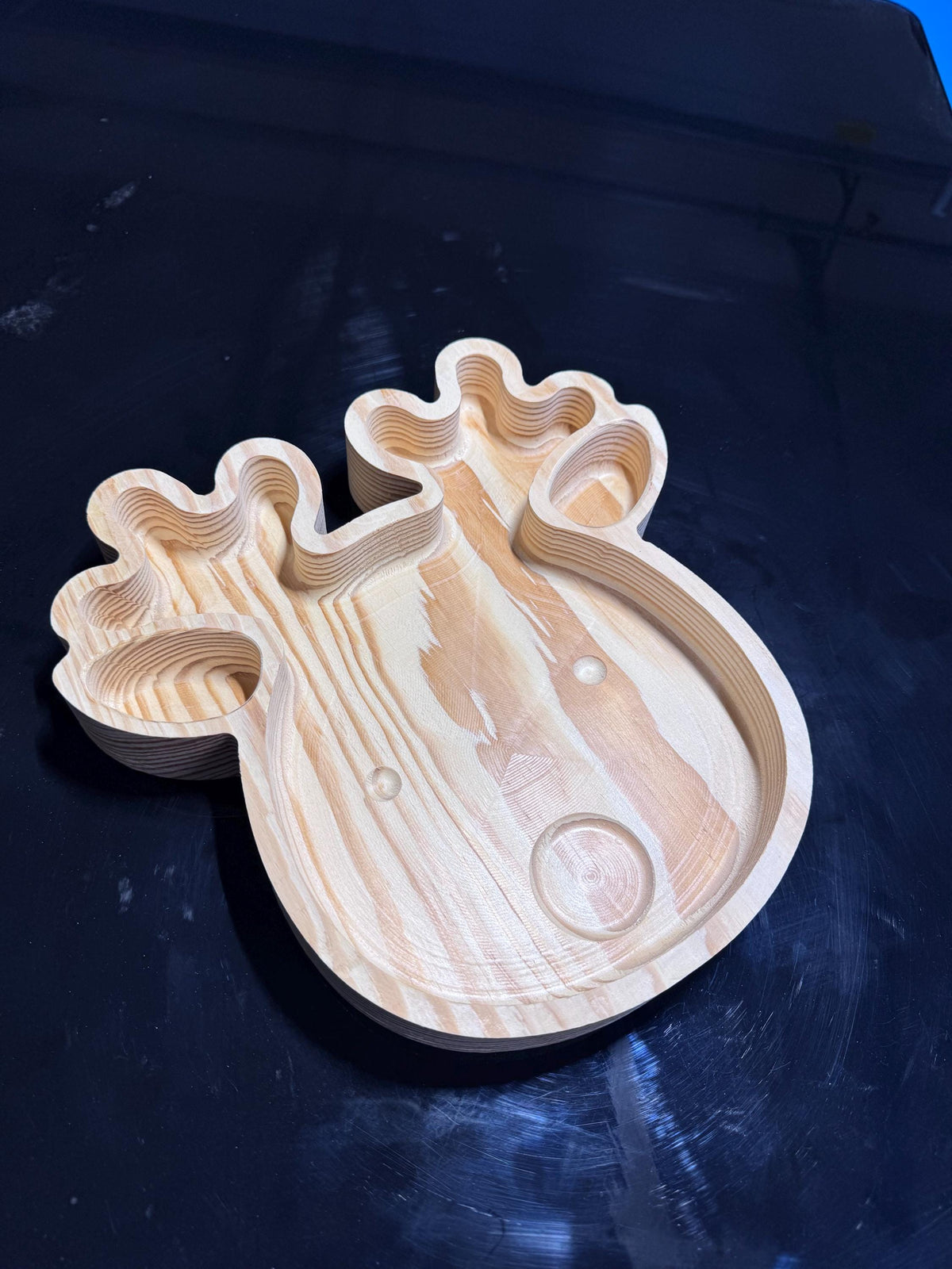 Reindeer Christmas Cookie Plate, view 6