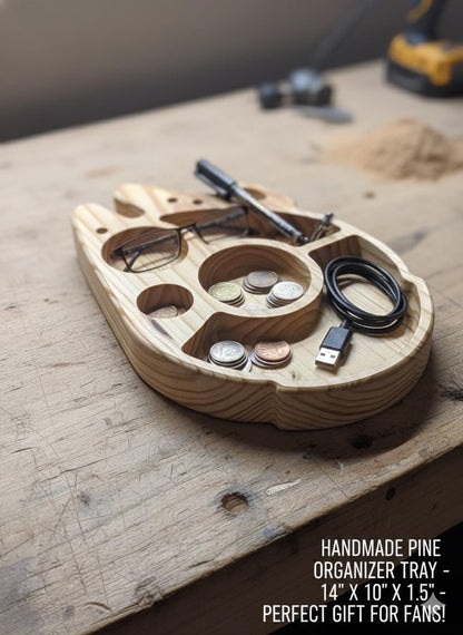 Starship Wooden Catchall Tray, view 3