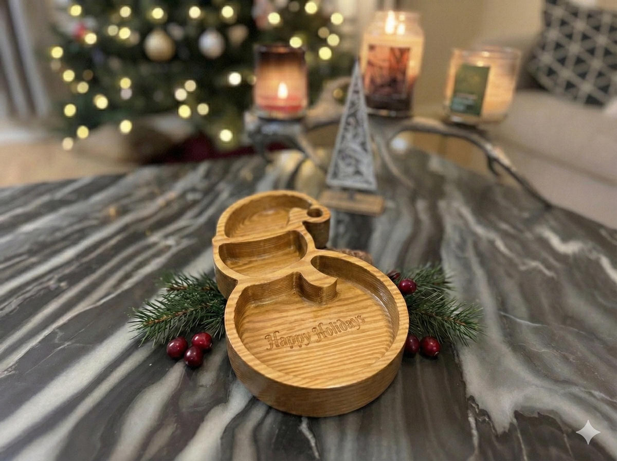 Personalized Snowman Candy Dish, view 2