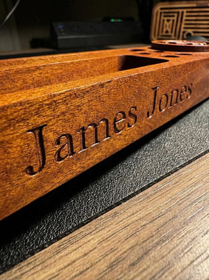 Mahogany Desk Valet Tray, view 3
