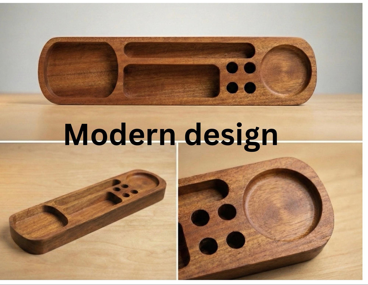 Mahogany Desk Valet Tray, view 6