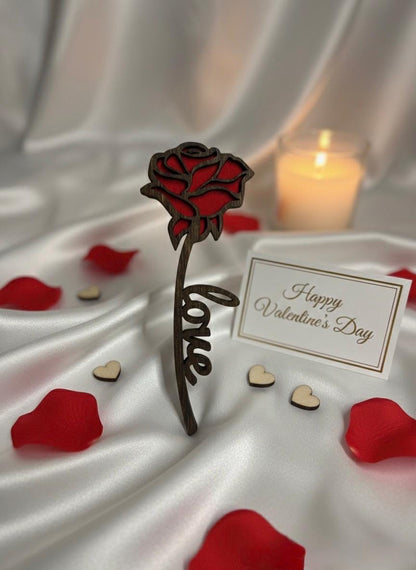 Personalized Heart & Rose Keepsake Box, view 2