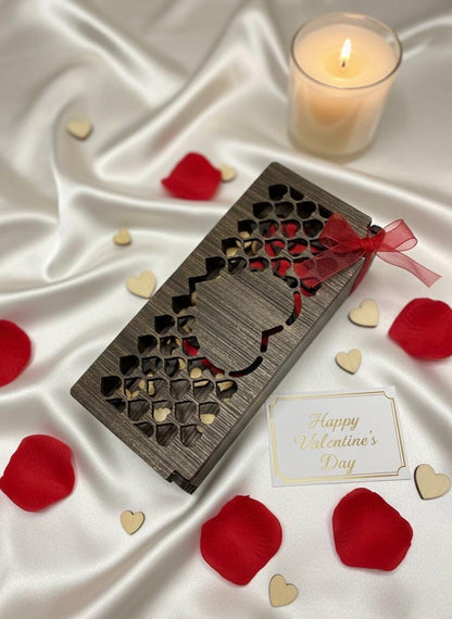 Personalized Heart & Rose Keepsake Box, view 7